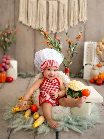 Kicking back and relaxing after a long day of "cooking". A playful and funny shot.