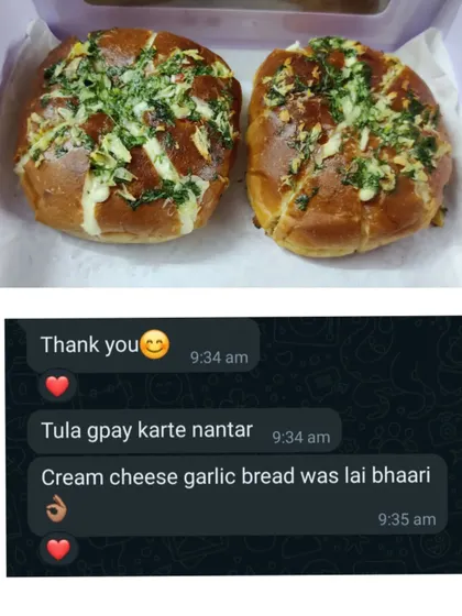 A happy customer's feedback on my Cream Cheese Garlic Buns. It's always wonderful to hear when people enjoy the bakes as much as I love making them.