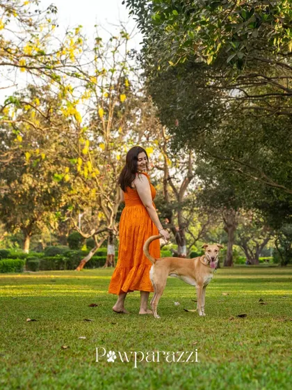 Another beautiful shot of Noor and her mom on her Gotcha Day. Celebrating the day your rescue pet came into your life is a wonderful tradition.