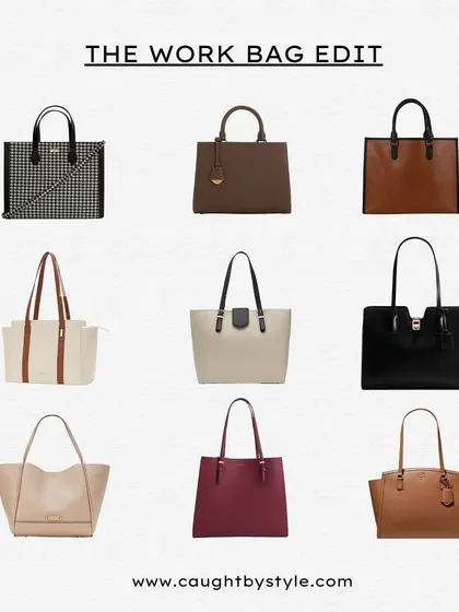 The right work bag is both functional and fashionable. This curated edit features a range of tote bags, from budget-friendly to luxury, to help you carry your essentials from 9-to-5 in style.