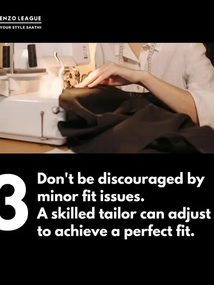 Thrifting Tip #3: Don't be discouraged by minor fit issues. A skilled tailor can easily make adjustments, so if you love a piece, it's often worth the small extra investment.