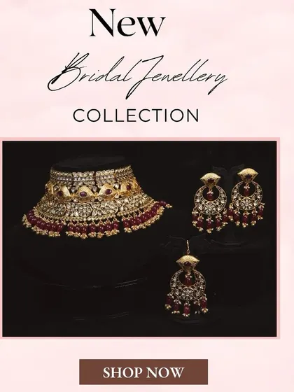 This choker with red beads is a new arrival, perfect for matching with a traditional red outfit.