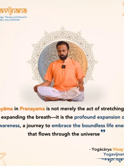 This quote reflects a core principle of my teaching. In pranayama, the goal is not just to expand the breath but to expand our awareness and embrace the boundless life energy that flows through the universe.