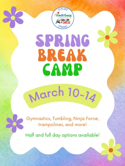 Check out this awesome lineup for our Spring Break Camp! Each day has a different theme, from Monster Mayhem to Superhero training. We offer half and full day options to fit your family's schedule.