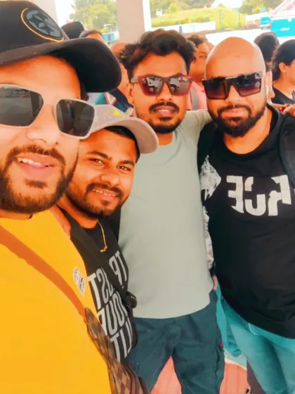 Off to Delhi with the Saaz-e-Mehfil crew. We are always excited for the next performance.