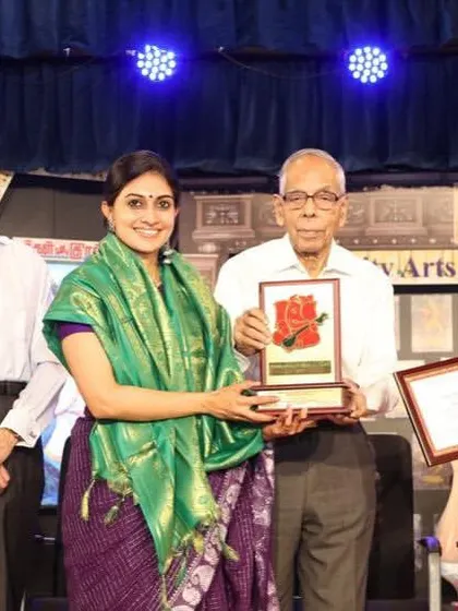 I was humbled to receive the 'Natya Ratna' award at the Trinity Arts Festival. This recognition is an impetus for me to continue striving to serve the art in the most honest way possible.
