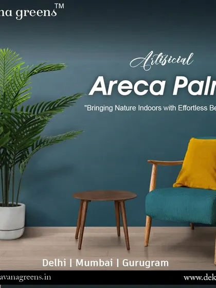 Bringing nature indoors with effortless beauty. Our artificial Areca Palm is expertly crafted to mimic the real thing, adding a refreshing and tropical charm to your home or office.