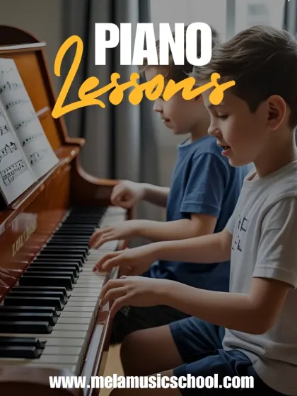 Learning together can be a wonderful experience. Our piano lessons cater to all ages, making it a great activity for siblings or friends to learn and grow together.