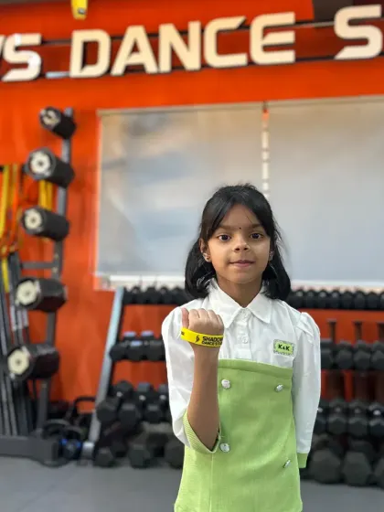 Ishanika earned her yellow band with a top performance in the basic level. Her focus and dedication are inspiring.