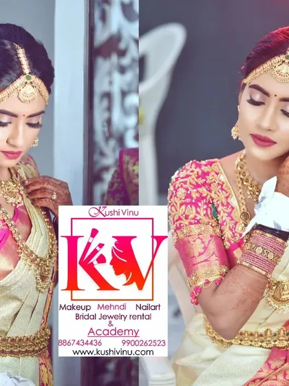 This collage shows my "zero look" HD makeup from different angles. It is a natural yet polished style that looks fresh and radiant, perfect for a long day of wedding festivities.