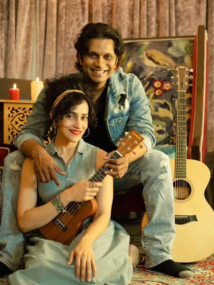 My musical powerhouse, Vasudha Sharma. We've been creating music together for years, and it's always magic.