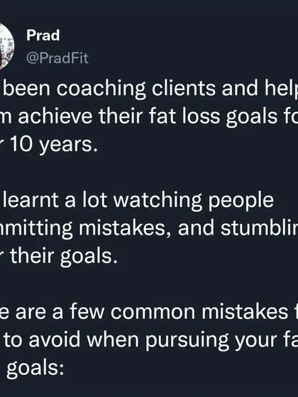 Based on 10 years of coaching, I've identified common mistakes people make when trying to lose fat. This series presents a simple "Stop/Start" framework. For example, stop working out from a place of self-loathing and start working out from a place of self-improvement.