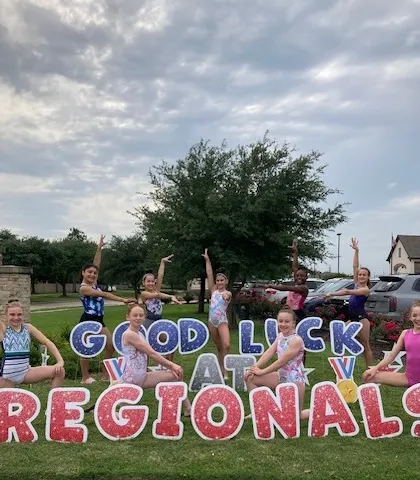 Wishing our Level 7 and 8 teams the best of luck at Regionals! The whole gym is behind you.