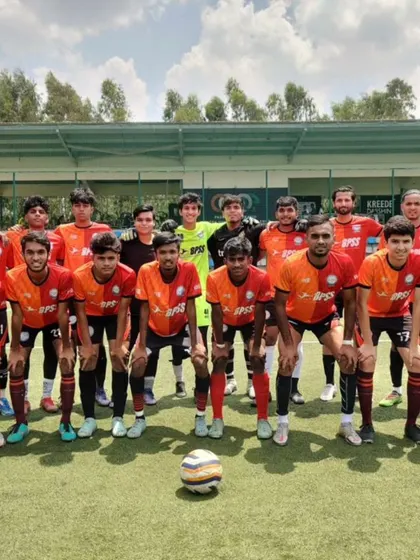 Kariappa's team, a group of dedicated players who trained and competed alongside him, helping him prepare for his professional contract.