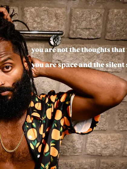 You are not the thoughts that fill your mind. You are the silent, spacious awareness in which those thoughts arise and pass away.