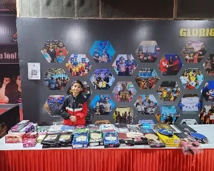 During our tournaments, we sometimes have stalls for table tennis gear and equipment, making it convenient for players to get what they need.