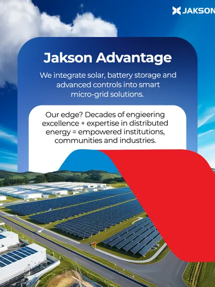 We leverage decades of engineering excellence to build smart microgrid solutions at scale. By integrating solar power, battery storage, and advanced controls, we empower institutions, communities, and industries with resilient and self-sufficient energy networks.