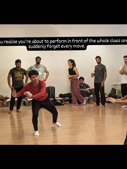 That feeling when you're about to perform in front of the class and suddenly forget every single move. It happens to the best of us!