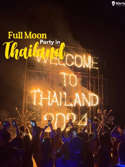 Welcome to Thailand 2024. The Full Moon Party is not just a party, it is a spectacle. The fire, the energy, the crowd, it is a memory that will be burned into your mind forever.
