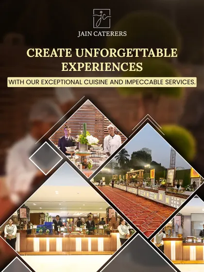 We create unforgettable experiences with our exceptional cuisine and impeccable services. A collage showcasing the breadth of our setups, from intimate gatherings to large-scale weddings.