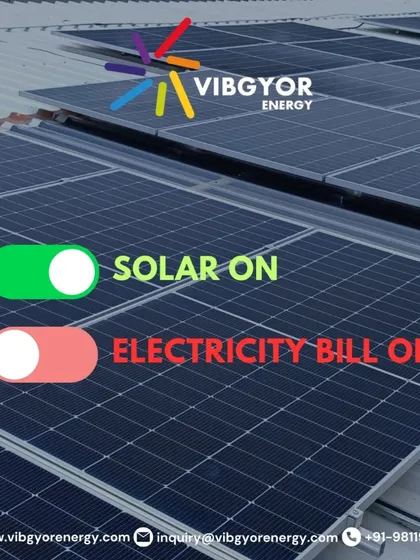 Turn your solar on and your electricity bill off. This image visualizes the ultimate goal for many of our clients: achieving near-zero grid electricity costs and taking full control of their energy future.