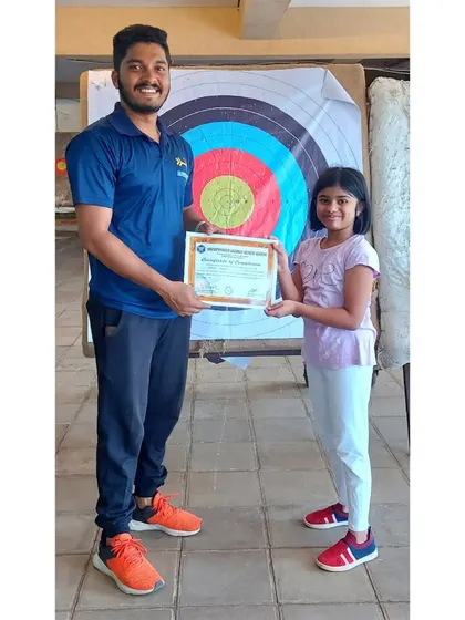 This young girl was a star in our August batch. Here she is, proudly holding her certificate of completion.