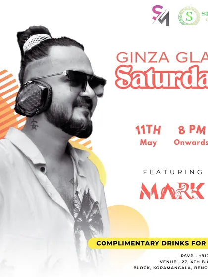 Another Ginza Glam Saturday poster, showing the consistency of my events.