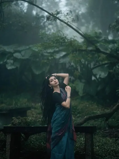 Another atmospheric shot from the monsoon series. I love how the fog creates a natural canvas for storytelling.