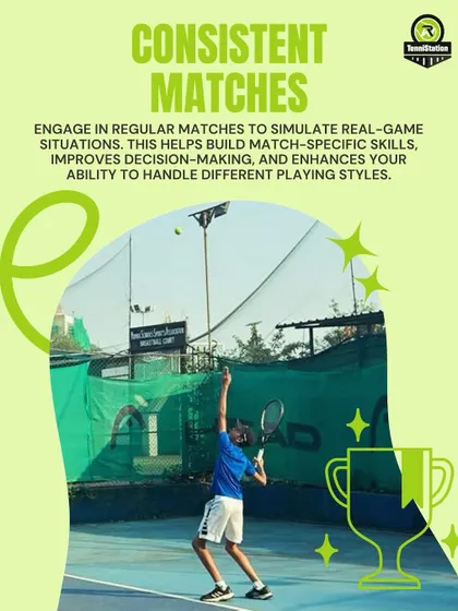 Consistent matches are key to improvement. Engaging in regular match play simulates real-game situations, improves decision-making, and enhances your ability to handle different playing styles.