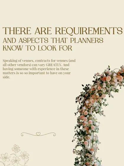 I know what to look for in venue contracts and vendor agreements. Having someone with experience in these matters on your side is crucial to protect your interests and avoid potential issues.