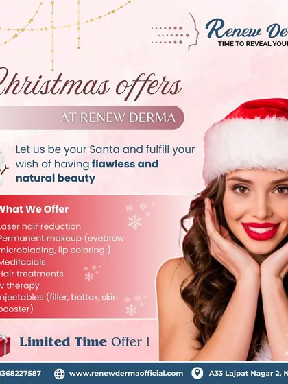 Check out our special Christmas offers. This is the perfect time to gift yourself or a loved one the wish of flawless beauty with services like laser hair reduction, medifacials, and more.
