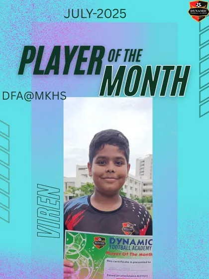 Viren, Player of the Month for July 2025.
