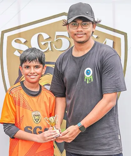 Another proud Player of the Match winner from our Inter SG5 Cup, showcasing the talent across all our teams.