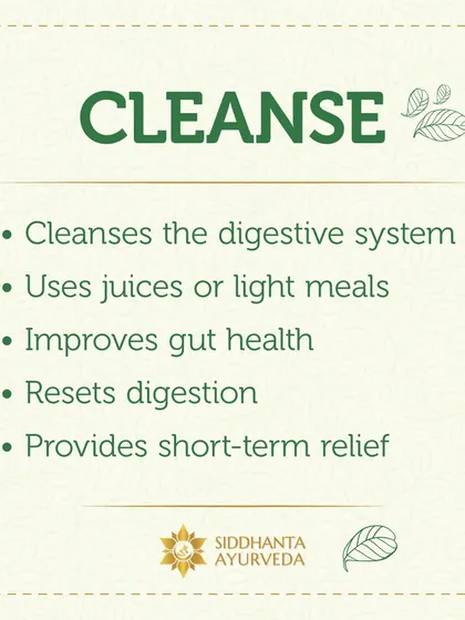 This list further breaks down the differences between a detox and a cleanse. Understanding whether your body needs a deep detox with herbs or a gentle cleanse with light meals is key to choosing the right path.