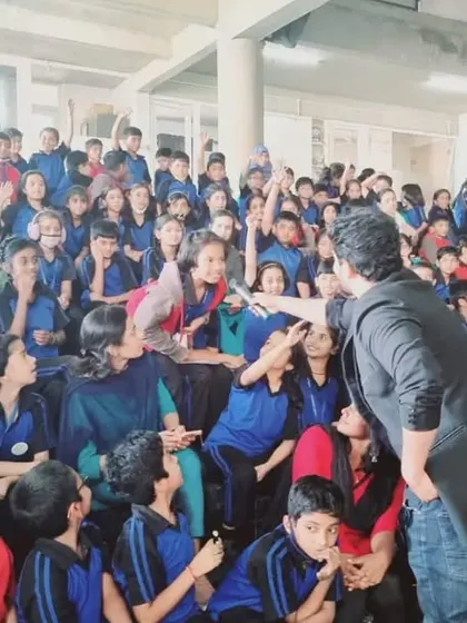 The energy from these kids is incredible. During our visit to Orchids The International School, I loved seeing how many students were eager to share their thoughts on dance and performance.