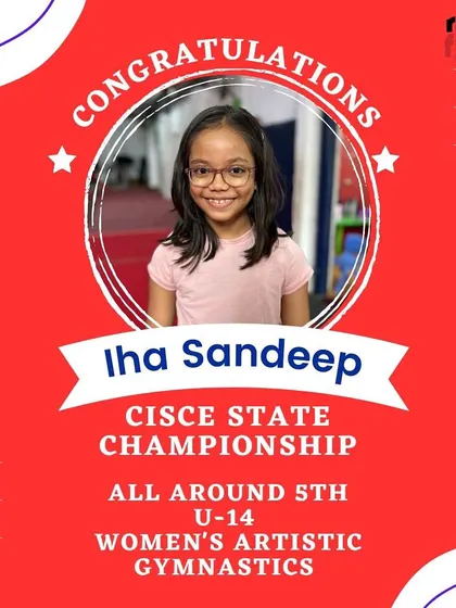 Iha's hard work paid off with a 5th place all-around finish, qualifying her for the Nationals. Her dedication to improving her skills is truly commendable.