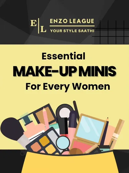 You don't need a huge makeup bag for on-the-go touch-ups. I help my clients curate a small kit of essential makeup minis to stay polished throughout the day.