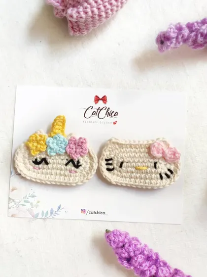 Our trendy Hello Kitty and Unicorn clips are a hit with the little ones.