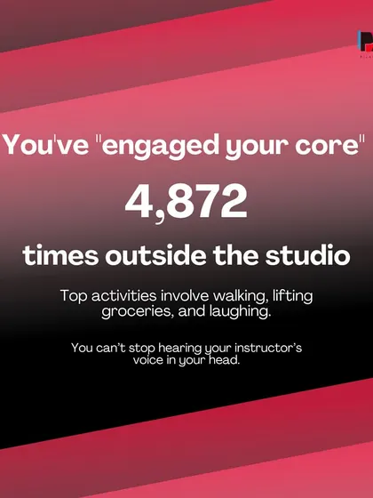 You know you're a true Pilates enthusiast when you hear your instructor's voice in your head telling you to "engage your core" even when you're just lifting groceries.