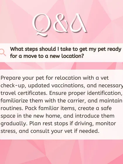 Preparing your pet for a move is crucial for their comfort. This guide outlines key steps, including vet check-ups, familiarizing them with their carrier, and maintaining routines to reduce stress.