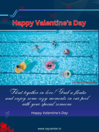 Float together in love! Our pool is a wonderful place for a unique date or a fun outing with your special someone. We love helping you create happy memories.