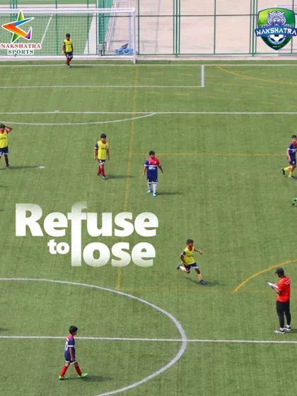 Refuse to lose. An aerial view of our players in a match, showcasing the determined mindset we instill.