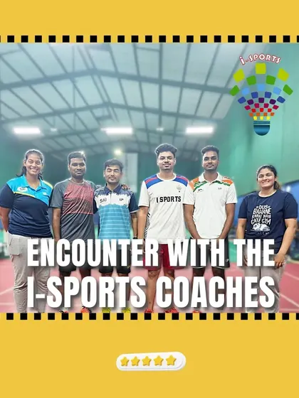 An encounter with the i-Sports coaches, including our talented interns from the Sports Authority of India.
