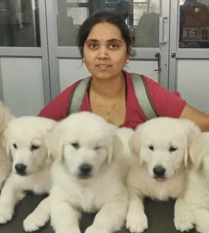 A throwback to when my own dogs had a litter. Raising these puppies taught me so much about early development and inspired me to create my enrichment center. These early experiences are what shape a dog for life.