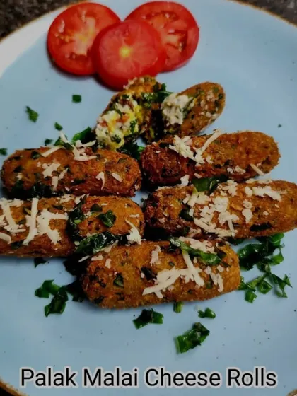 Get your greens and cheese fix with my Palak Malai Cheese Roll, a flavourful twist on a classic dish.