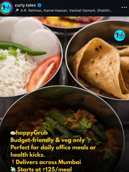 We were so proud to be featured by Curlytales as one of Mumbai's top healthy tiffin services. It's an honour to have our commitment to providing budget-friendly, 'ghar jaisa khana' recognized.