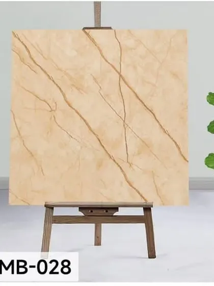 This classic beige marble pattern (WMB-028) has simple, clean lines, offering a minimalist and sophisticated look.