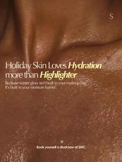 Holiday skin loves hydration more than highlighter. A true winter glow is not built in your makeup bag; it is built in your moisture barrier with our hydrating rituals.