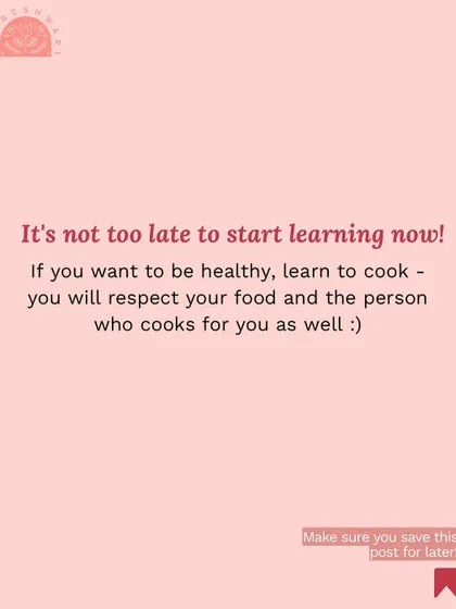 An infographic series on why learning to cook is a life skill everyone should have. It helps you understand what goes into your food, builds gratitude, improves concentration, and can be a great stress buster.