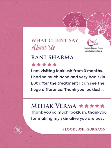These reviews from my clients mean the world to me. Seeing their skin transform and their confidence return is the reason I do what I do.